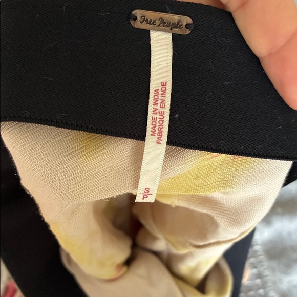 Free People Tie-Dye Pencil Skirt in Orange and Red - Picture 4 of 4